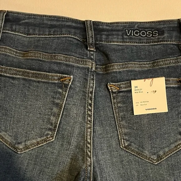 Vigoss Women's Classic Bootcut Jeans - Picture 6 of 6